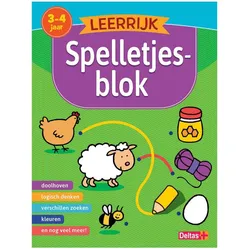 Deltas Lernspielblock (3-4 J.) (Niederländisch)