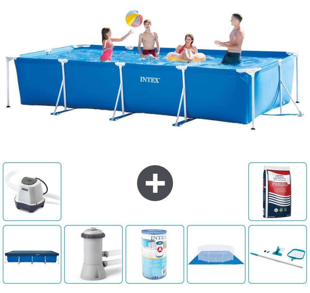 Rechteckiger Frame Pool - 450x220x84 cm - 8-teilig S30269
