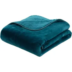 Gözze Premium Cashmere-Feeling Decke petrol 130x170 cm
