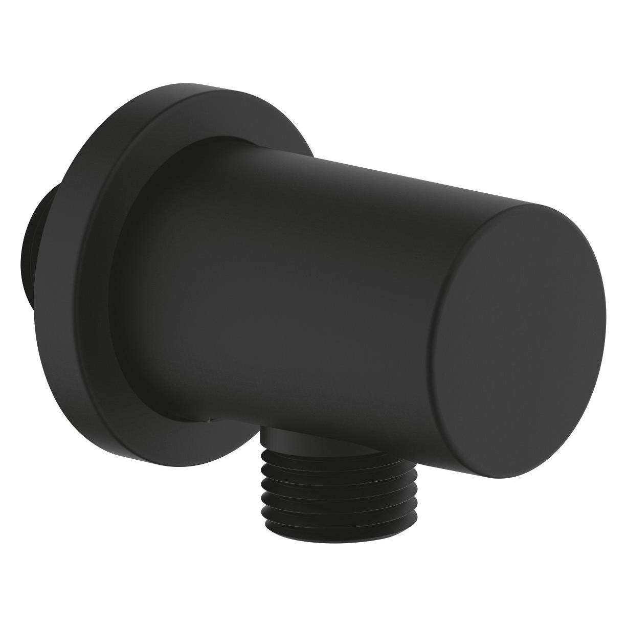 Grohe Wandanschlussbogen RAINSHOWER runde Rosette phantom black (22118KF0)