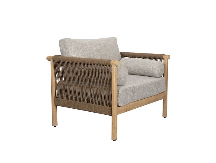 Garten Loungesessel Dutchbone Oasis 2er Set Beige/Akazie, Neu
