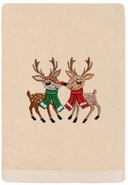 Authentic Hotel and Spa Christmas Kisses Hand Towel