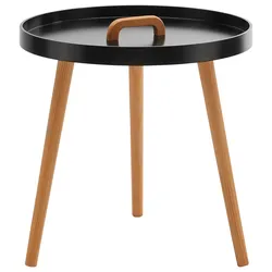 Beistelltisch Lia Schwarz Pinie MDF
