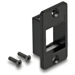 DELOCK Keystone Halterung für Gehäuse konisch schwarz