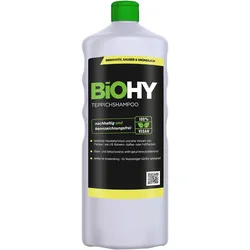 BiOHY Teppichshampoo (1l Flasche) | Teppichreiniger ideal zur Entfernung von hartnäckigen Flecken | SPEZIELL FÜR WASCHSAUGER ENTWICKELT