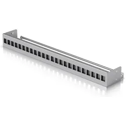 Ubiquiti 24-Port Blank Keystone Patch Panel, Server Zubehör, Grau