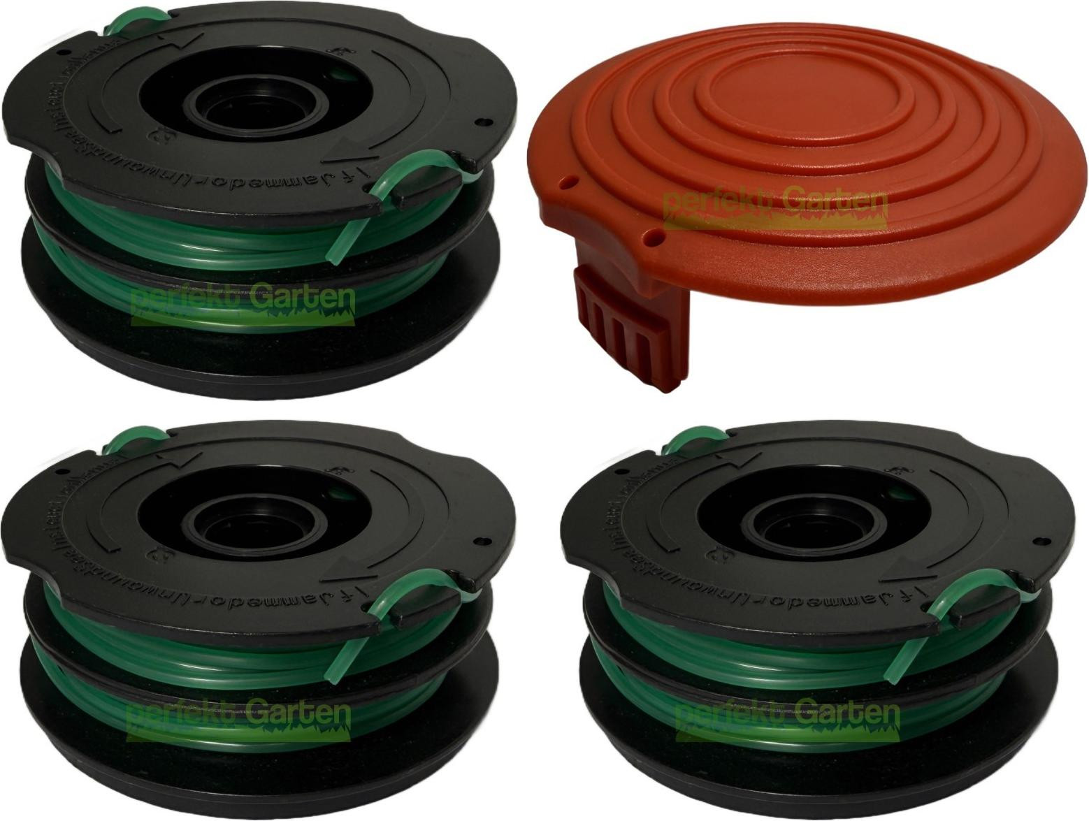 Black & Decker 3 spoelen en afdekking voor GH1000 GH2000 A6495 RS0011 grastrimmer