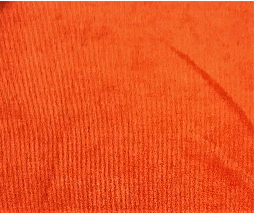 Rosdorf Park Early Upholstered Velvet Headboard Orange Single (3')