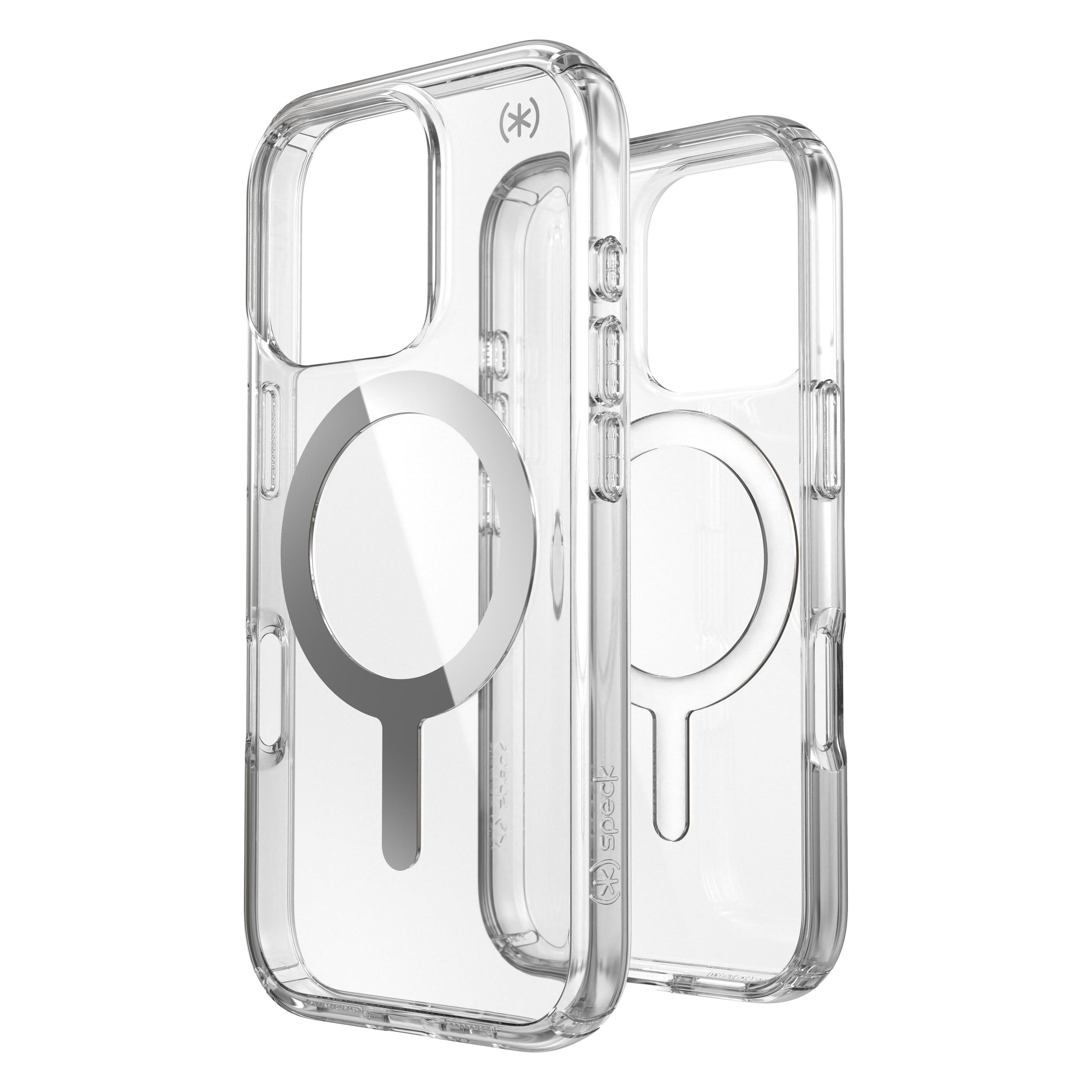 speck Presidio Perfect Clear + MS Apple iPhone 16 Pro Clear - with Microban (Apple iPhone 16 Pro) (150762-3240)