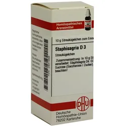 Staphisagria D 3 Globuli 10 g