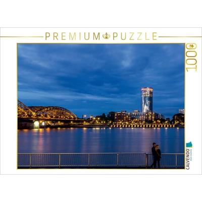 CALVENDO Puzzle Köln - Triangle-Tower | 1000 Teile Lege-Größe 64 × 48 cm Foto-Puzzle für glückliche Stunden