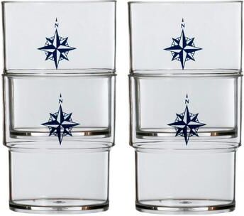 Marine Business Northwind Stackable Glass - Set of 12