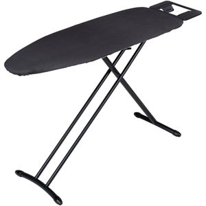 Wenko Bügelbrett Best Black, für Dampfbügeleisen, 124 x 38 cm