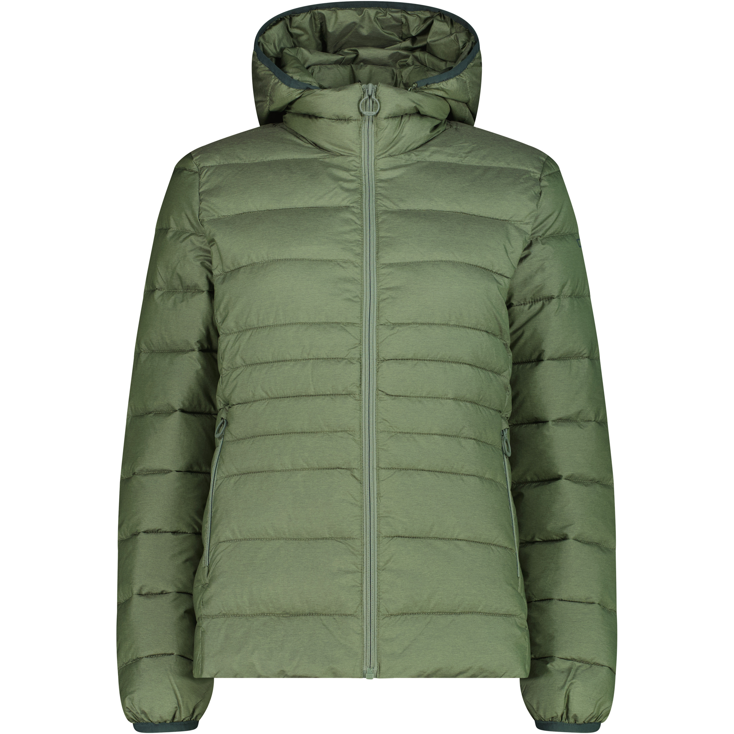 CMP Zip Damen Isolationsjacke oliv Größe S Lifestyle Wasserabweisend