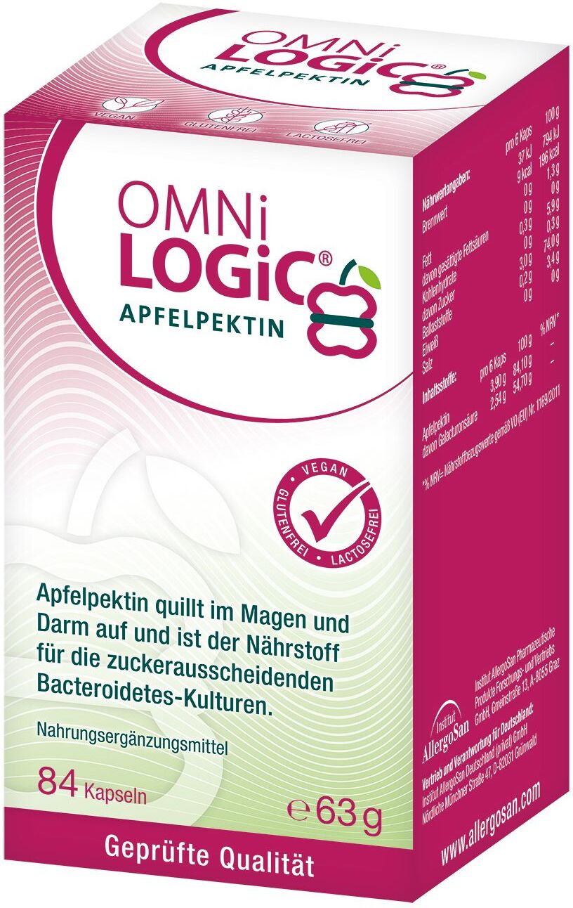 OMNi-LOGiC Omni LOGiC Apfelpektin Kapseln 84 St