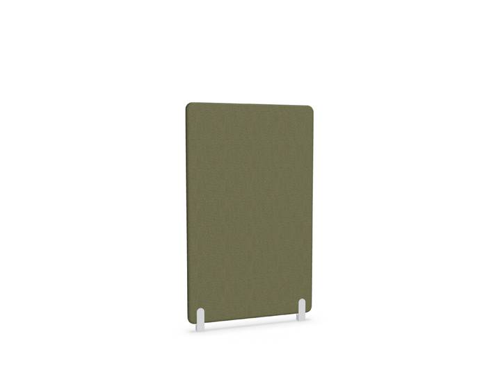 Trennwand Mdd Sonic 90x145 cm, Distanzfüsse, Olivgrün/Weiss, Neu
