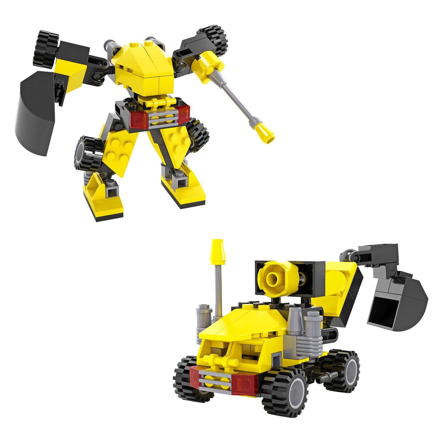 Generic Verwandelbarer Roboterbagger-Bausatz - 82-tlg. (66853618)