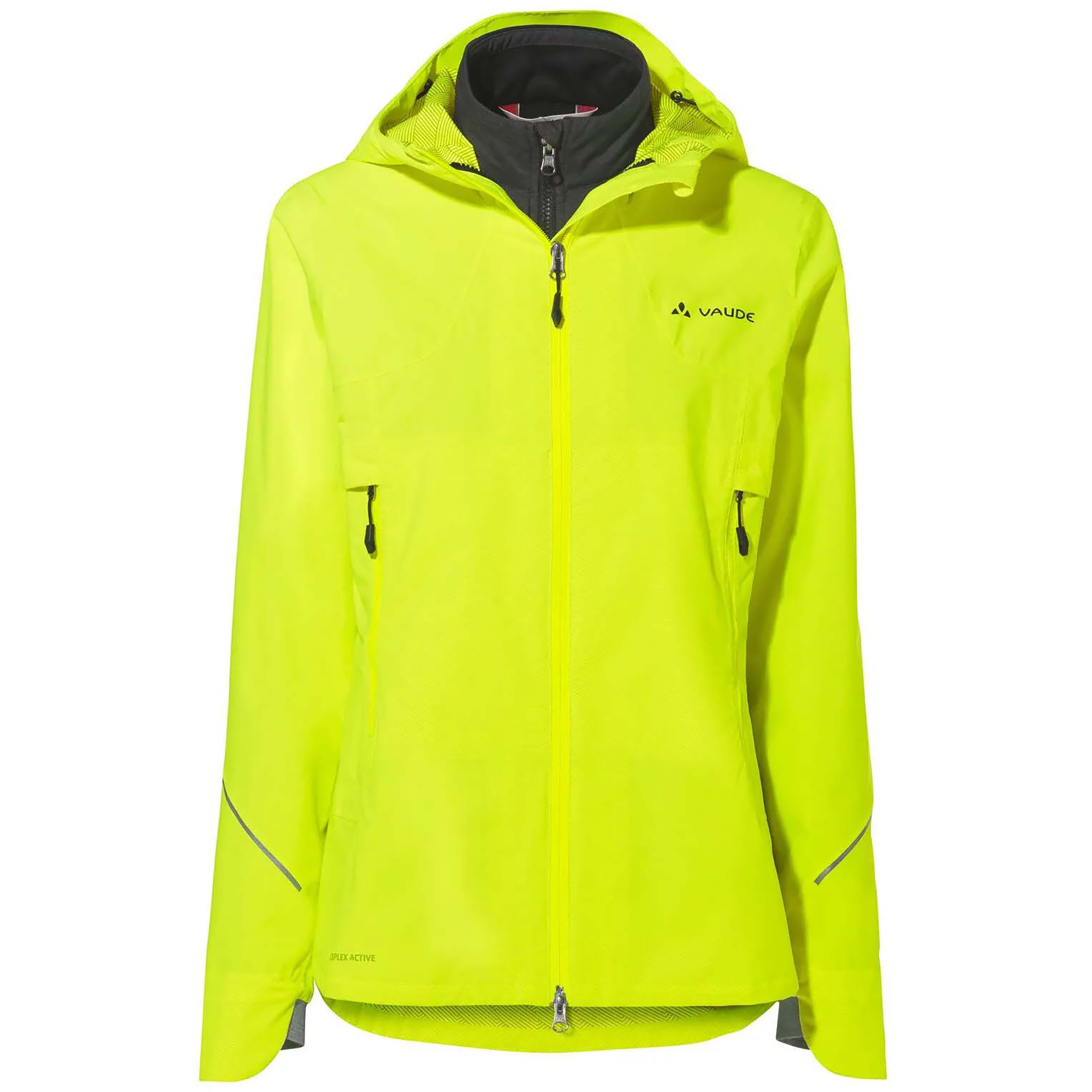 Vaude Yaras 3in1 Damen Doppeljacke gelb Größe M Mountainbike Elastisch Wasserabweisend
