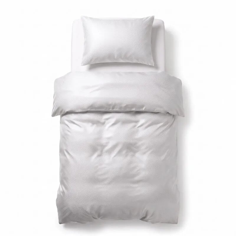 Sleeptime Mako-satin Beddengoed Wit 140 x 220 cm