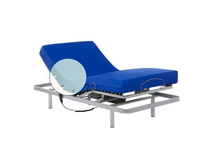 Geriafy – Lit Électrique 80x200 cm avec Matelas Professional HR Sommier Électrique 4 Plans Housse Imperméable et Lavable