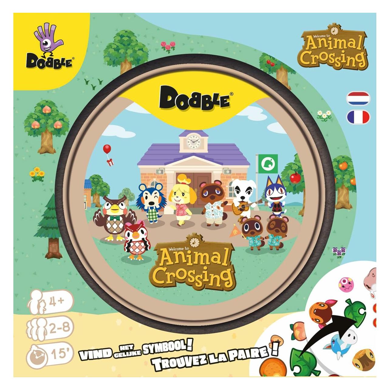 Asmodée Jeu - Dobble Animal Crossing (Französisch, 2 - 8 Spieler) (DOBAC07FRNL)