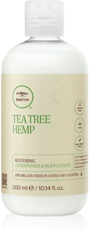 Paul Mitchell Tea Tree Hemp Restoring Conditioner & Body Lotion après-shampoing pour cheveux et corps 300 ml