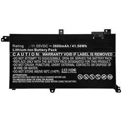 CoreParts Laptop Battery for Asus (3600 mAh), Notebook Akku, Schwarz
