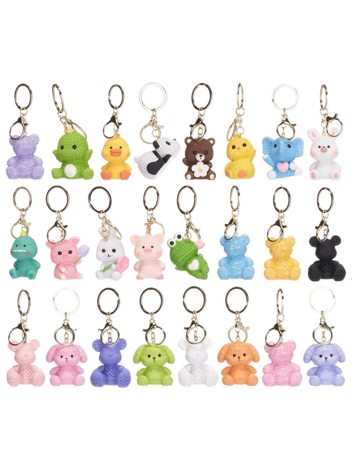 WHL 5.5cm KAWAII Sammel-Schlüsselanhänger 24 sort.