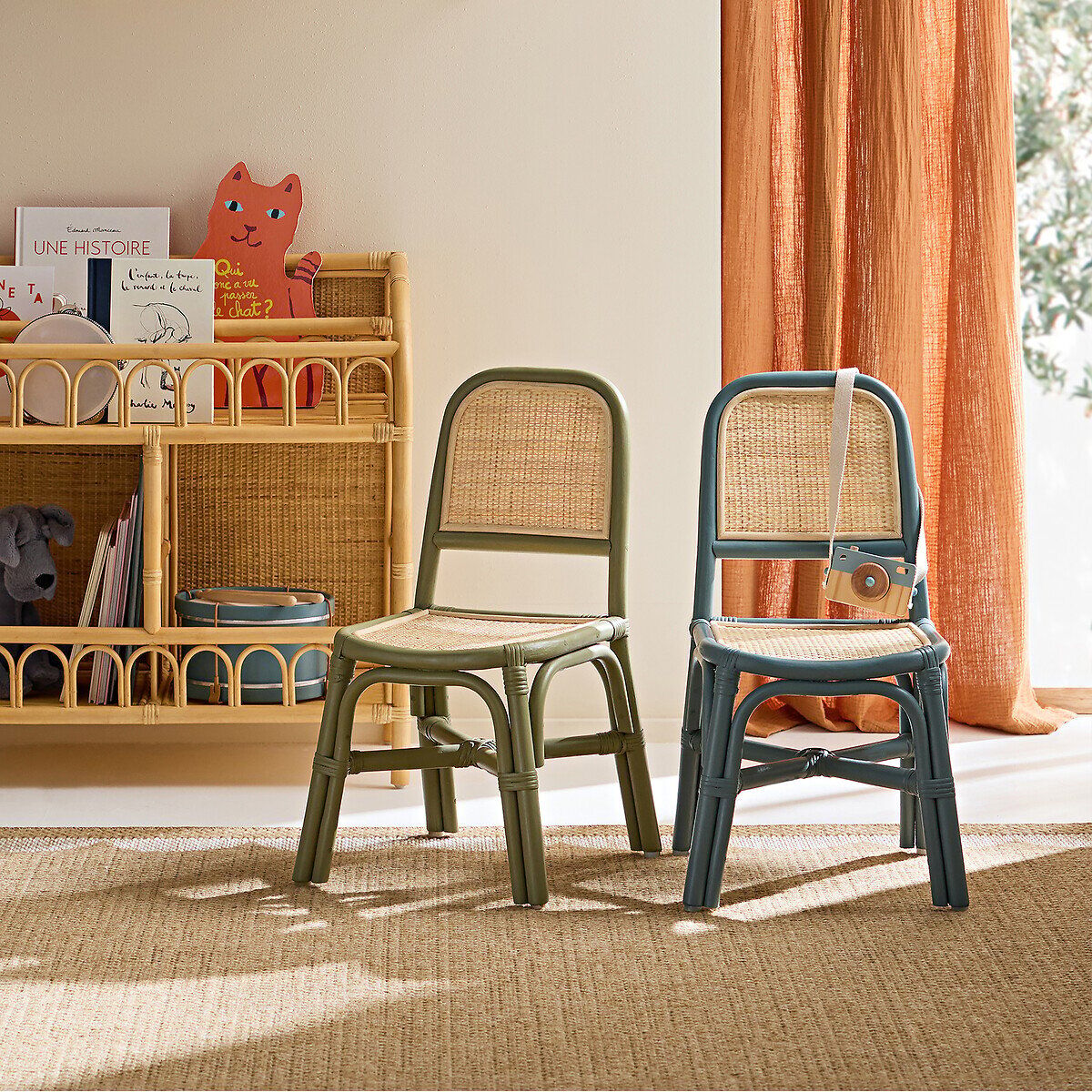 LA REDOUTE INTERIEURS Chaise enfant en rotin, Tina