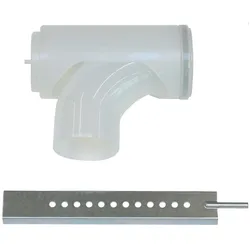 Vaillant, Kabelleitung, Stützbogen 87 Gr 110 mm PP mit Auflageschiene 350 mm (0.35 m)