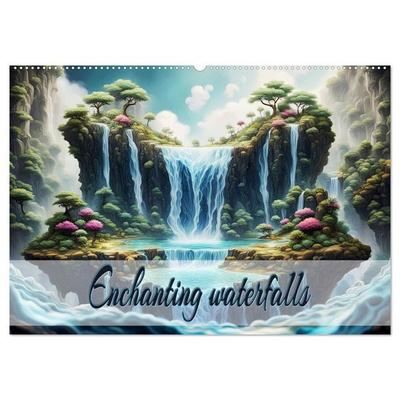Enchanting waterfalls (Wall Calendar 2026 DIN A2 landscape), CALVENDO 12 Month Wall Calendar