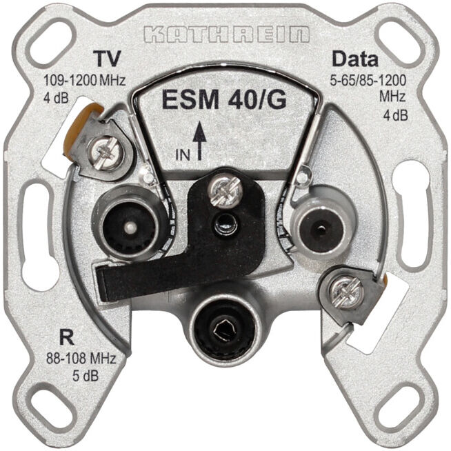Kathrein Prise modem BK triple prise simple sélective ESM 40/G (21110053)