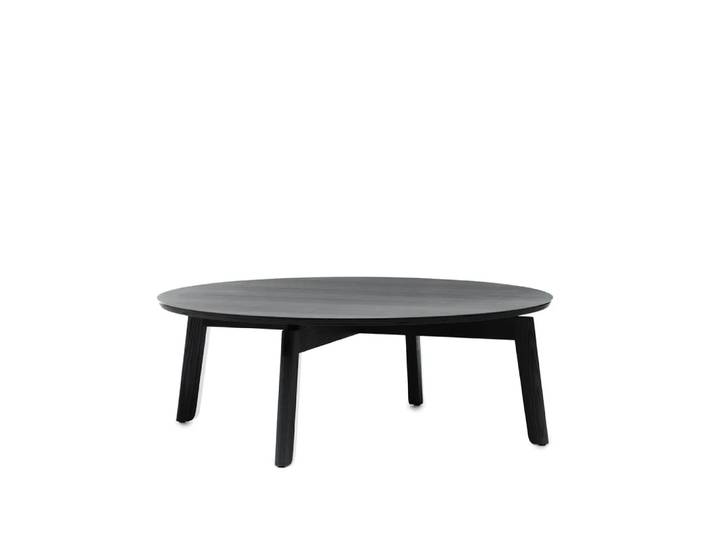 Fogia Area Couchtisch Esche schwarz gebeizt, ø80 h.28 cm