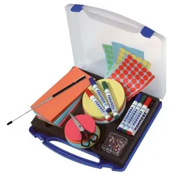 Franken Moderationskoffer »Mini« UMKM blau, 31 cm