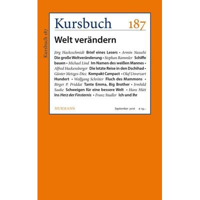 Kursbuch 187, Taschenbuch von , Kursbuch, 978-3-946514-29-9