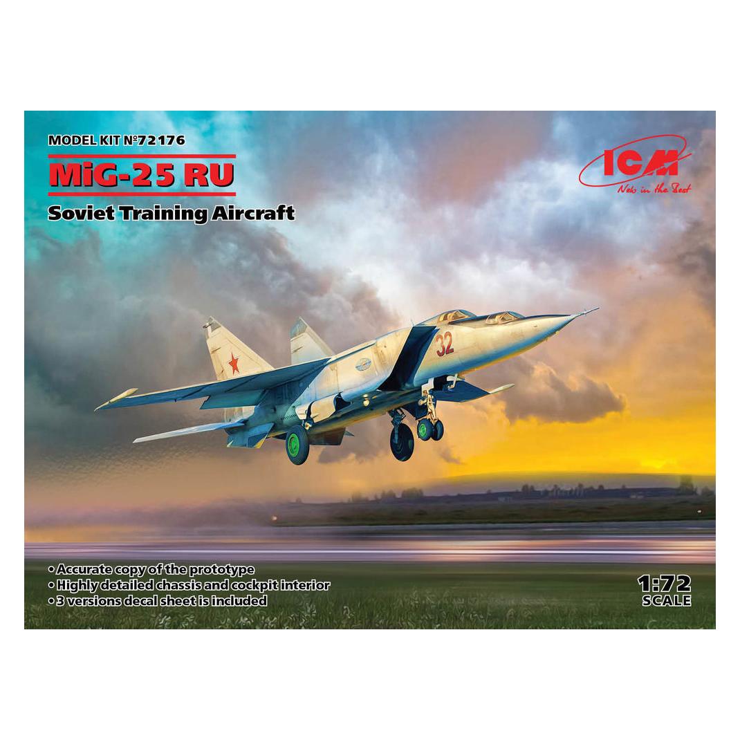 ICM MiG-25 RU, Soviet Training Aircraft (72176)