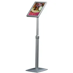 update displays Infoständer »Flexibel« A3 grau, 30x131x42 cm
