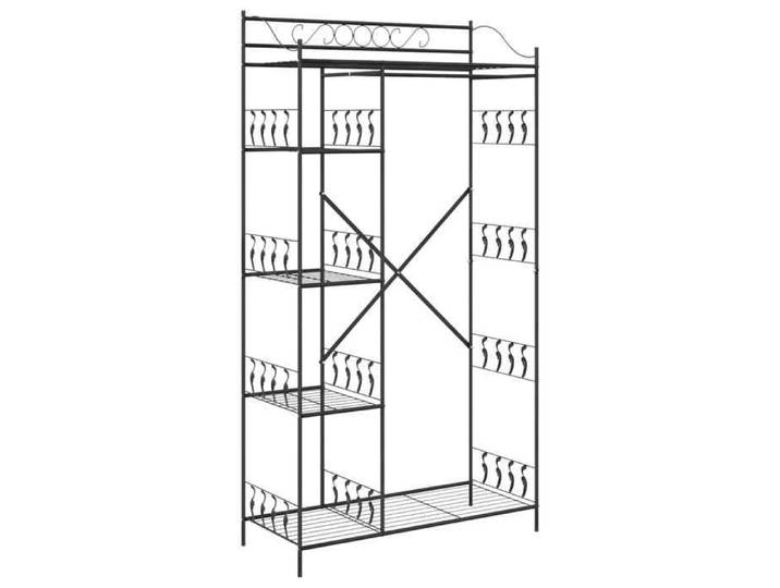 SALE 2026 armoire à livres armoire latérale cabinet moderne Noir - Armoire Ouverte avec étagère Noir 100x43x188cm Acier 9.12 Kg 87
