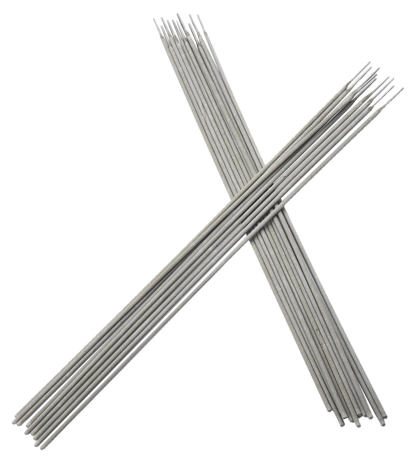 Selius 20 stuks roestvrijstalen laselektroden diameter 1,0 mm tot 4,0 mm