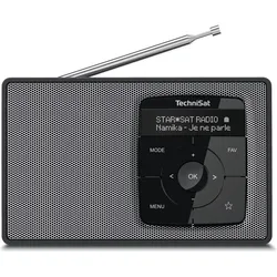 TechniSat DigitRadio 2 (DAB+, FM, Bluetooth), Radio, Schwarz, Silber