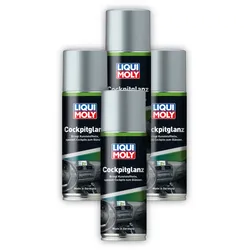 4x Pflegemittel LIQUI MOLY 1510 Cockpitglanz Kunststoffpflegemittel 200 ml