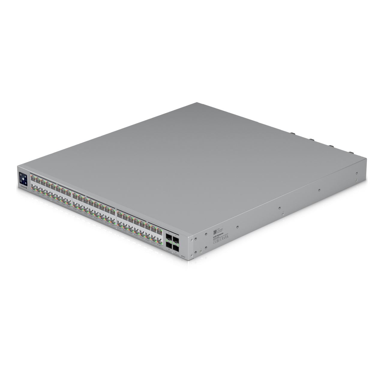 Ubiquiti Switch UniFi 16x2.5G RJ45/32x10G RJ45/4xSFP28 Managed PoE+++ 2150W 19" Rack-Mountable, 1,3" Touchscreen