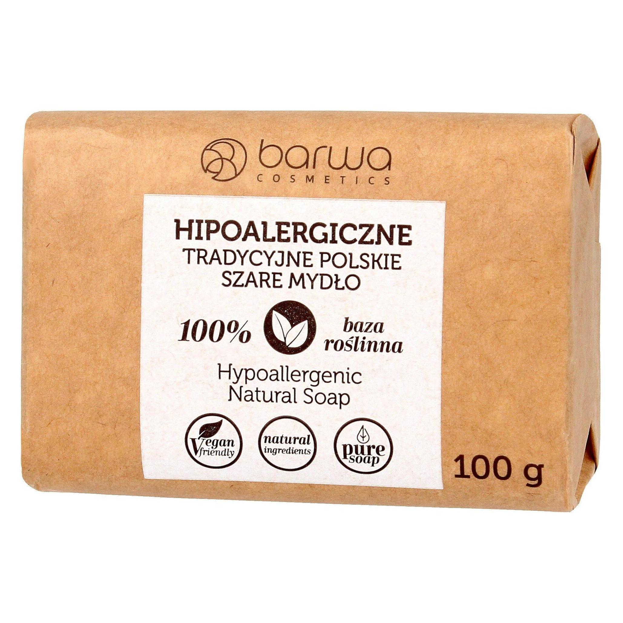 Barwa Hue - Hypoallergenic Traditional Polish Grey (Hartseife, 100 g) (33081399)