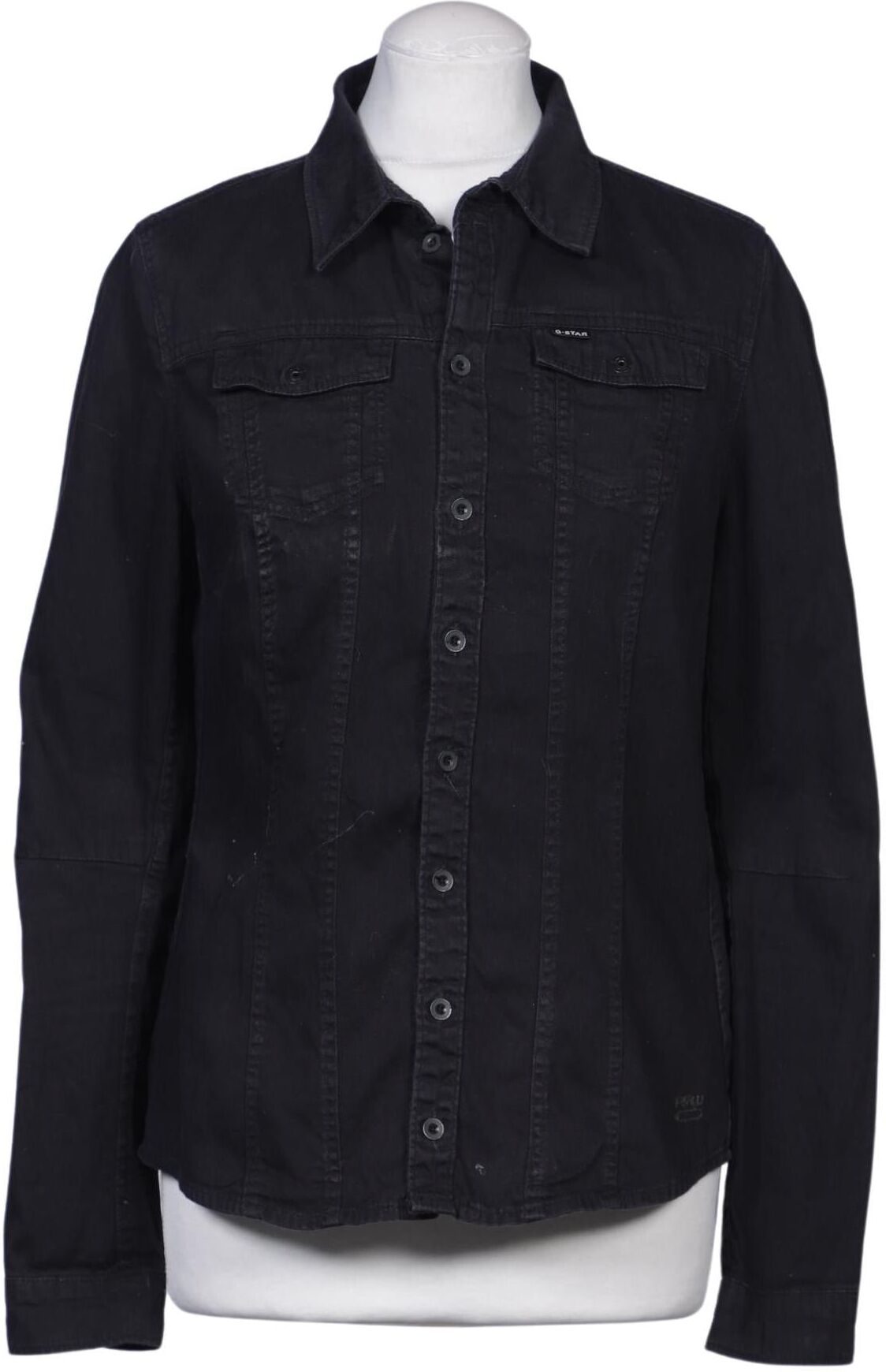 G Star RAW Damen Bluse, Schwarz, Gr. M, Baumwolle - Second Hand