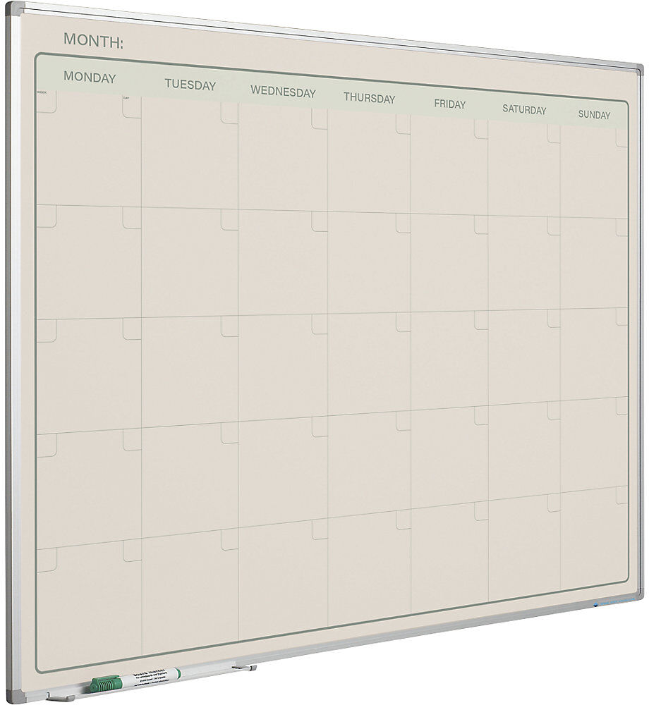 Monatsplaner Elegance, englisch, BxH 1200 x 880 mm SMIT VISUAL