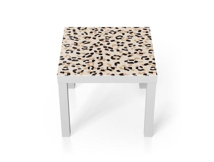DEQORI Couchtisch 'Leopardenglanz', Glas Beistelltisch Glastisch modern