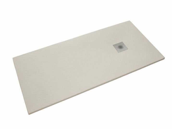 Receveur de douche rectangulaire Stone 100x80 cm marbre coulé, blanc (SIKOSTONE10080SB)