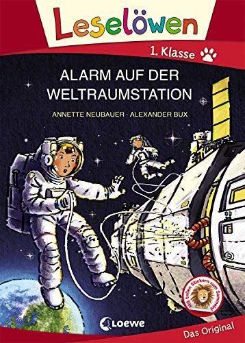 Annette Neubauer - Leselöwen 1. Klasse - Alarm auf der Weltraumstation: Erstlesebuch Kinder ab 6 Jahre - Mit Großbuchstaben für Leseanfänger - Preis vom 13.10.2026 11:25:28 h