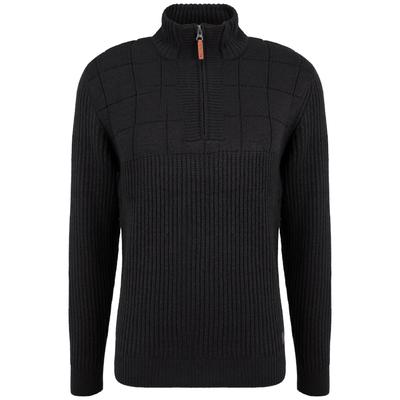 Troyer BLEND "Troyer BHOstuta", Herren, Gr. S, schwarz, Obermaterial: 100% Polyacryl PAN., Pullover Troyer