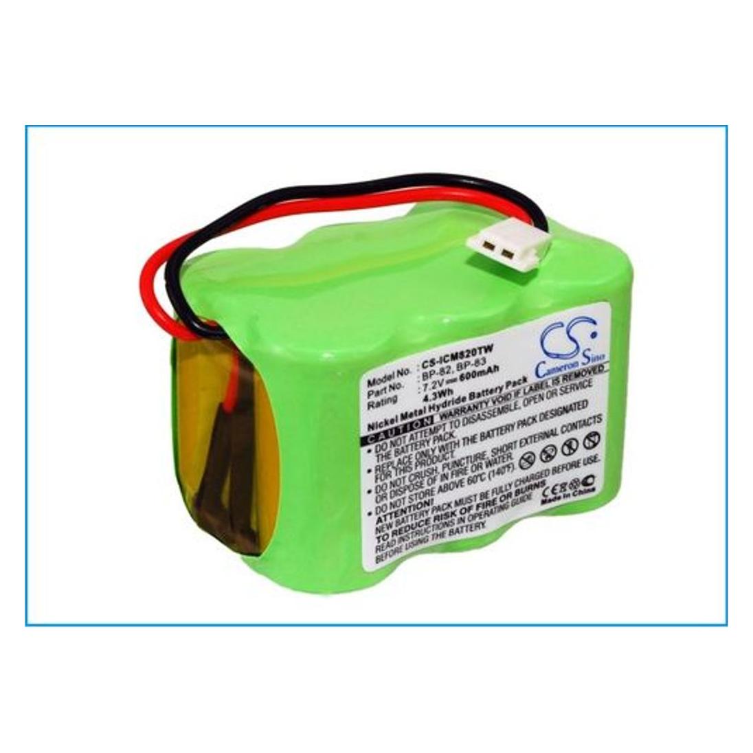 Battery for Icom IC-24AT etc (ICM820TW)